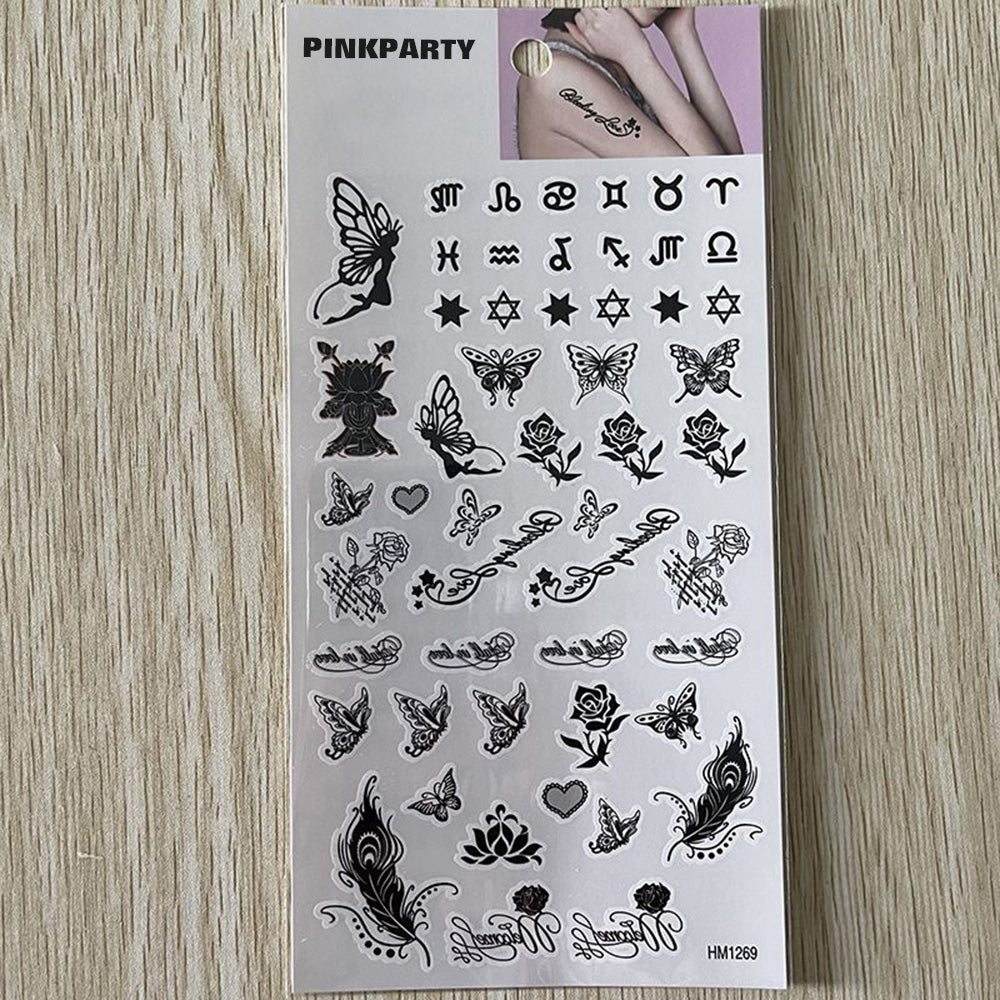 PINKPARTY Artistic Temporary Tattoos | Stunning Designs and Long-Lasting Wear for a Unique and Customizable Look