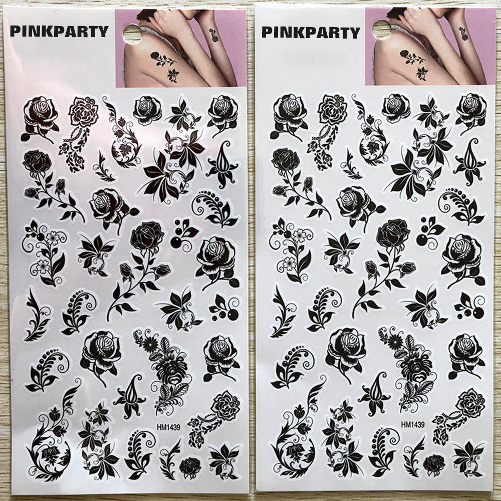 PINKPARTY Artistic Temporary Tattoos | Stunning Designs and Long-Lasting Wear for a Unique and Customizable Look