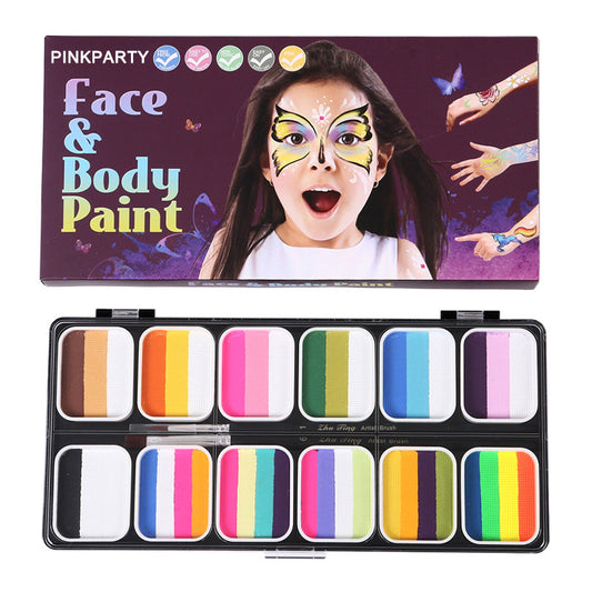 PINKPARTY Ultimate Face and Body Paint Kit | Vibrant Colors and Long-Lasting Formula for Stunning Artistic Creations