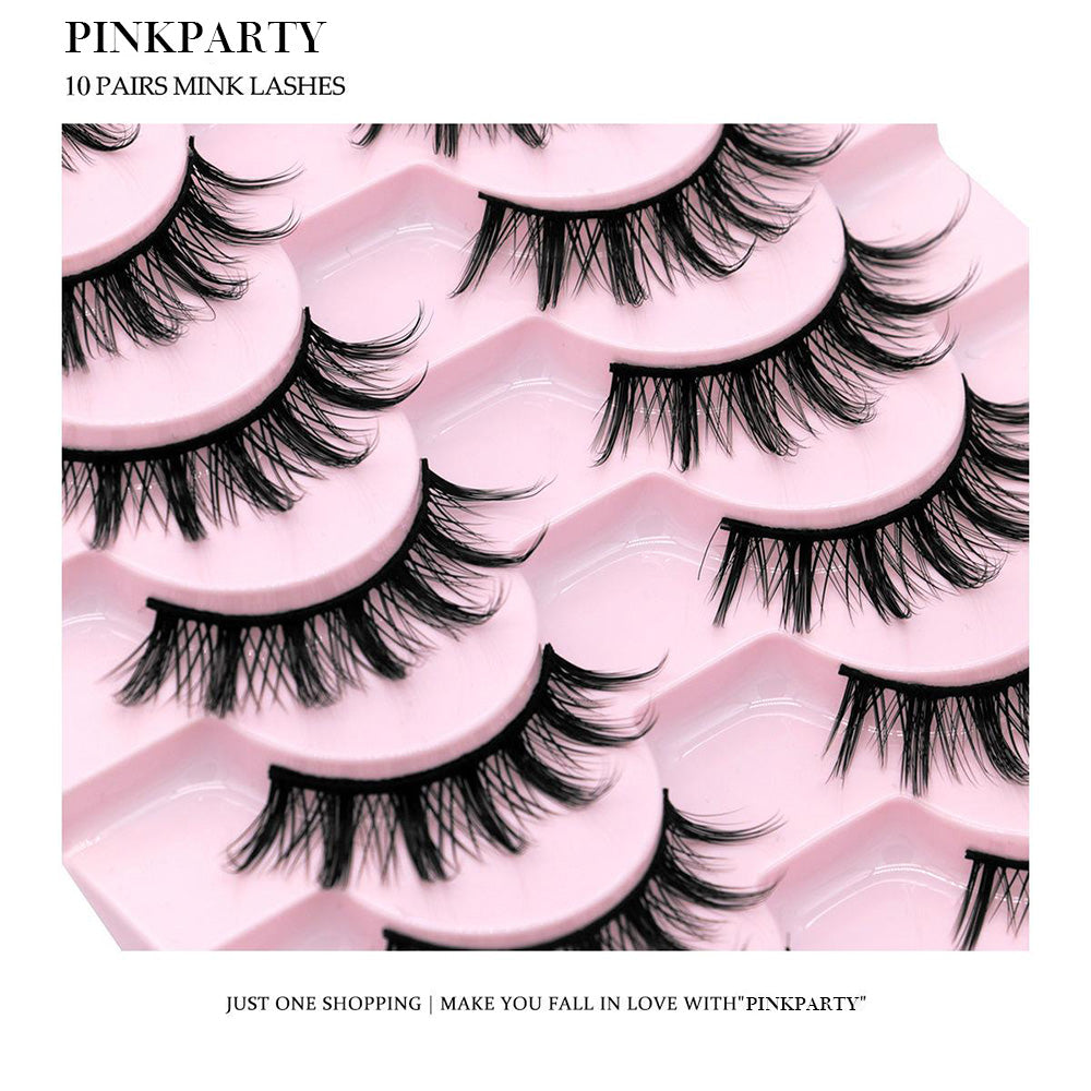 PINKPARTY Luxe Faux Lashes | Voluminous and Natural-Looking Lashes for a Glamorous, Eye-Catching Effect