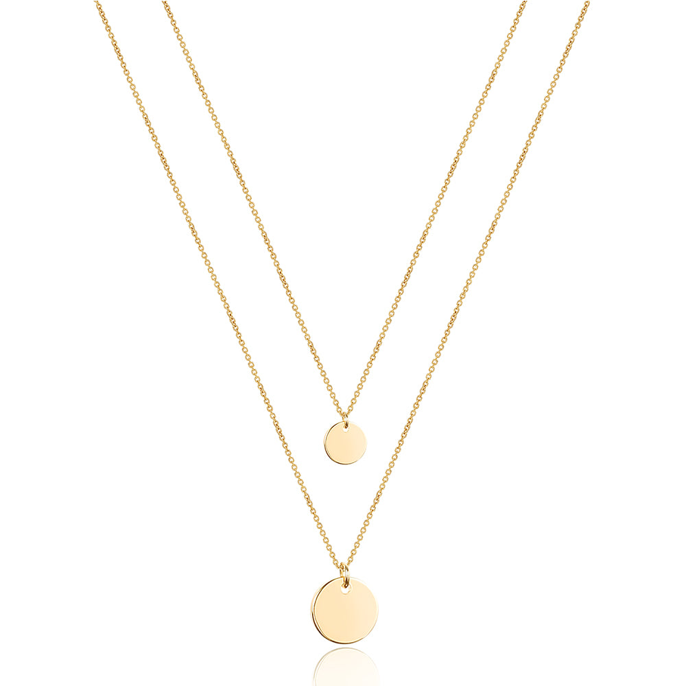 Layered Disc Necklace