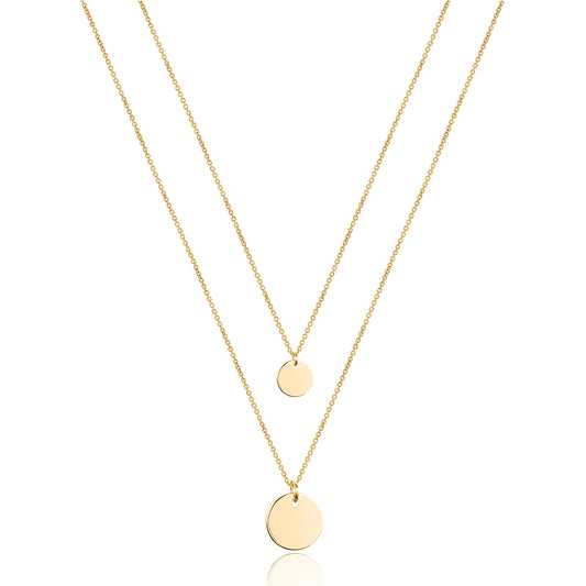 Layered Disc Necklace