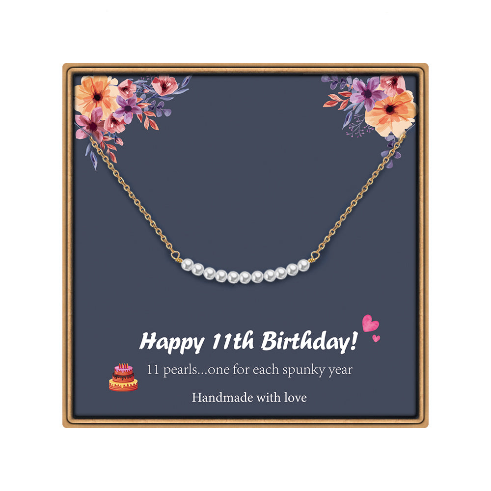 Birthday Gifts, Cute Pearl Necklace