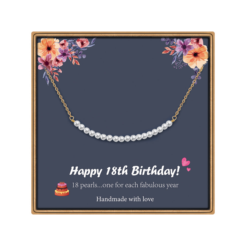 Birthday Gifts, Cute Pearl Necklace