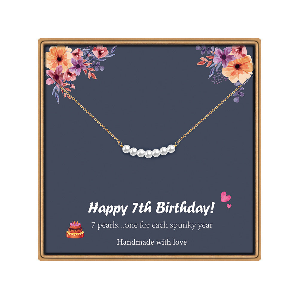 Birthday Gifts, Cute Pearl Necklace