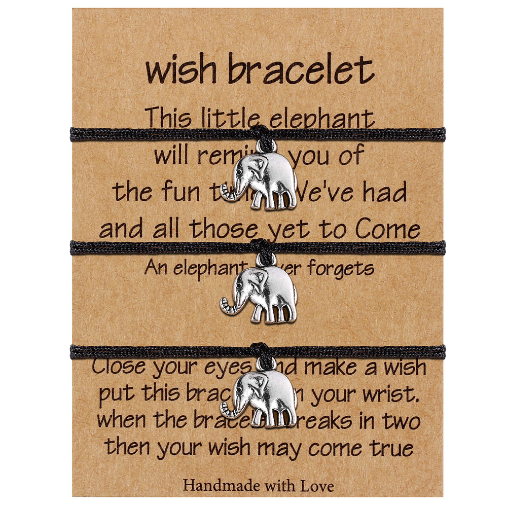 String Bracelet for Girls Elephant Gifts