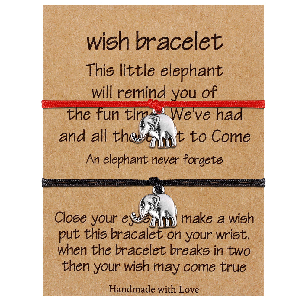 String Bracelet for Girls Elephant Gifts